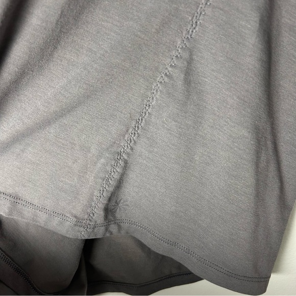 Athleta Women’s Short Sleeve Scoop Neck T shirt plum/ lavender color EC SZS - Picture 6 of 6